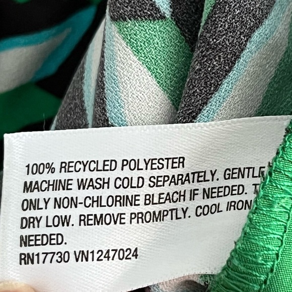 DVF Diane Von Furstenberg for Target Arrow Geo Wrap Skort Green Size L Summer - Picture 11 of 14